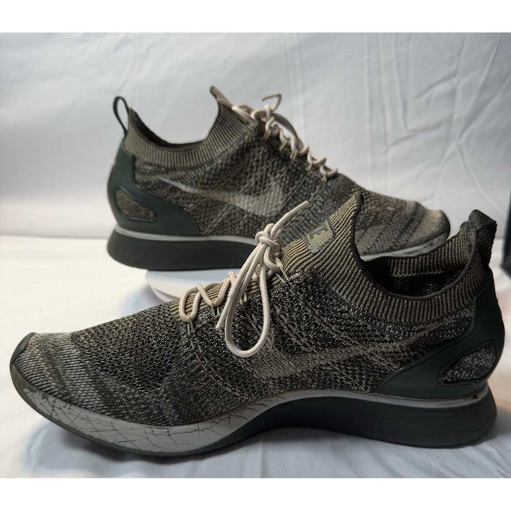 Nike Air Zoom Mariah Flyknit Racer Men 12 Neutral Olive Trainers‎ Running Shoes